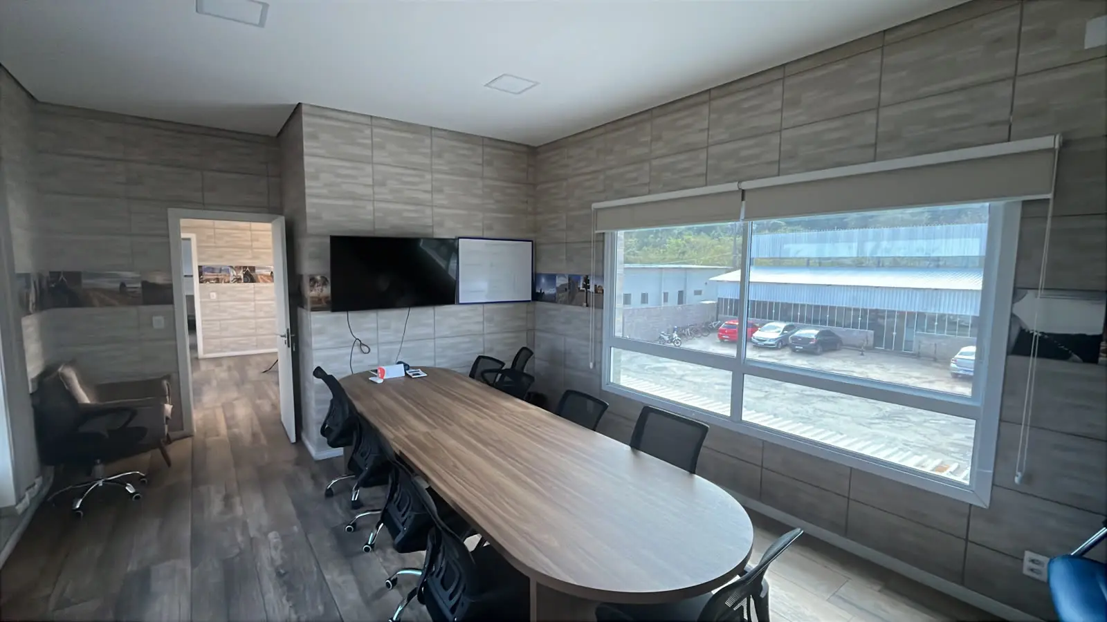 Sala de reuniões do escritório administrativo da KSP Metais